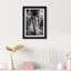 Bubbly Midnight Framed Graphic Art-1156366528-1262587353