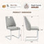 Chaises de salle à manger rembourrées en cuir synthétique-2102021644