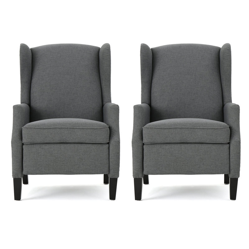 Fauteuil inclinable manuel Yedda, Gris anthracite