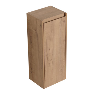12" Bathroom Side Cabinet,Soft Close Doors,Float Mounting Design
