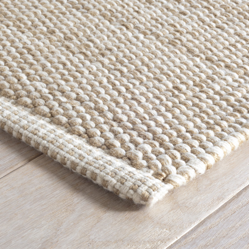 Pebble Natural Handwoven Performance Rug, Rectangle 3' x 5'
