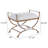 Modern Small Bench With Arm