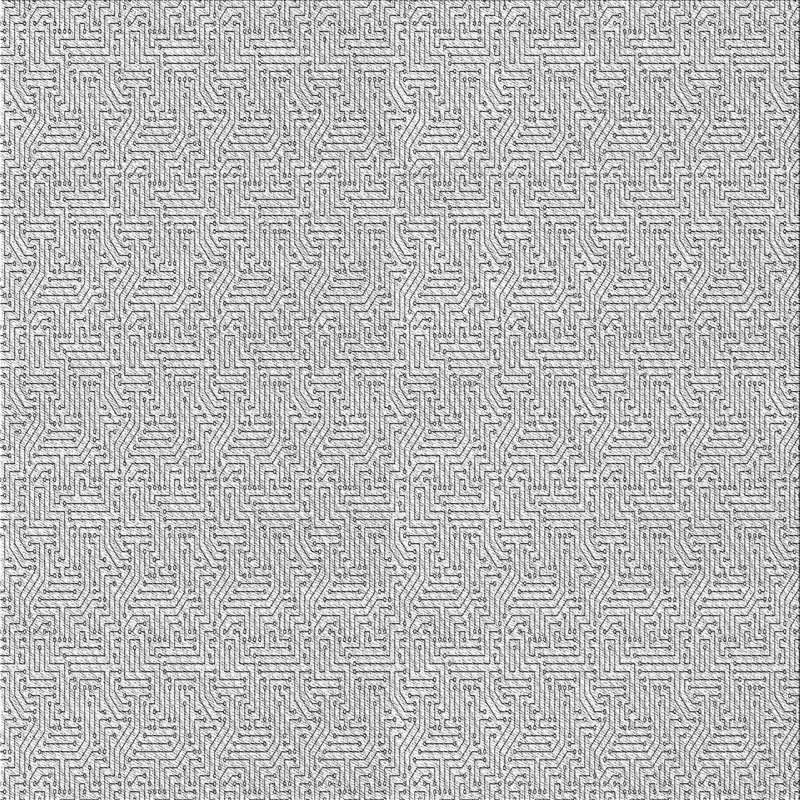 Tapis zone grise à motifs, Rectangle 2 pi x 5 pi