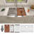 30'' L Single Bowl Stainless Steel Kitchen Sink
