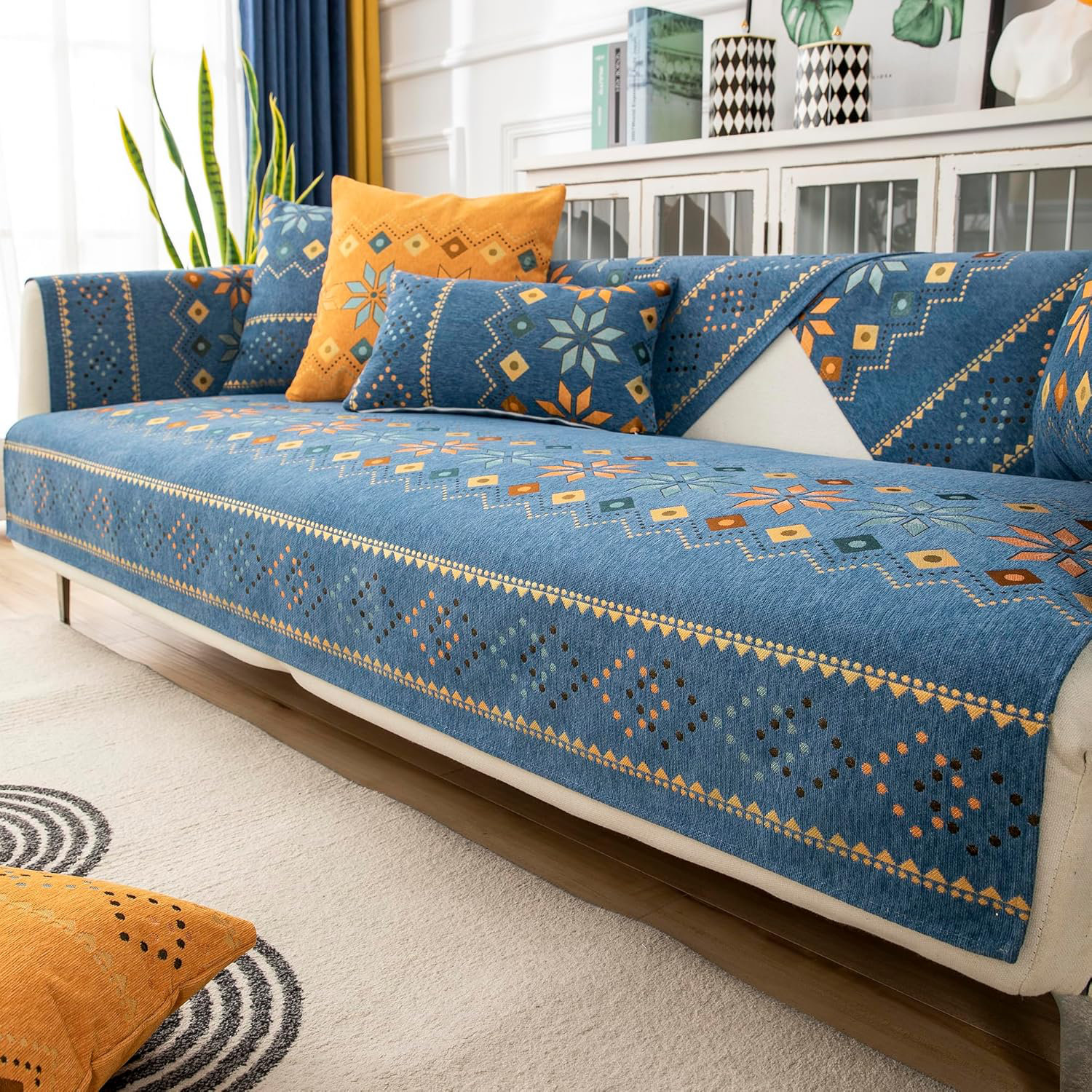 Slipcover Kas Extra Large Sofa Throw Covers Theater Seating Couch