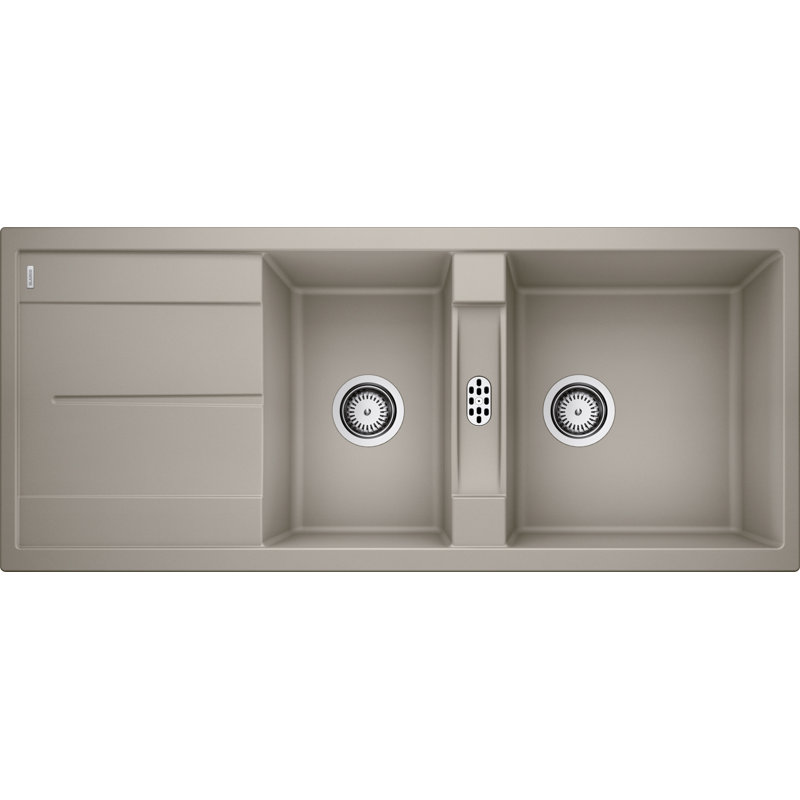 Metra 1.5 Bowl Inset Kitchen Sink, Tartufo