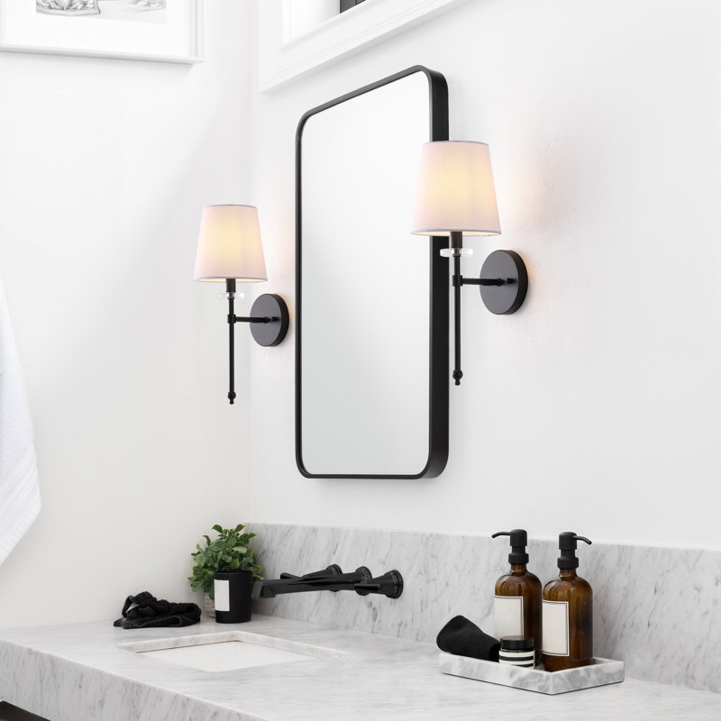 Meuble-lavabo Wallache, Noir, 1