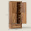 Armoire de cuisine, armoire avec tablettes réglables