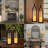 Metal Wall Lamp, Candle Lantern