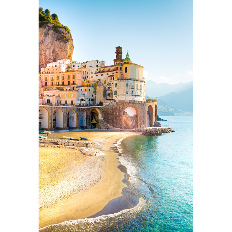 Amalfi Cityscape, Italy by Aleh Varanishcha - Wrapped Canvas Print, 46cm H x 30cm W