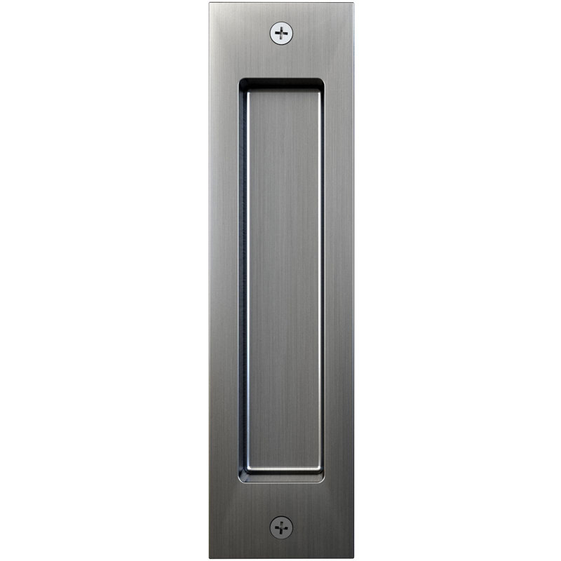 Poignée de porte coulissante, 8 pouces, par quincaillerie By Stone Harbor, Acier inoxydable satiné