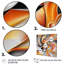 «Geometric Orange Fragment Vector I», reproduction d'art géométrique abstraite-733405686-733405679-733405680
