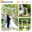 Tonnelle de mariage en vinyle 61 po x l 21,5 po-123382346