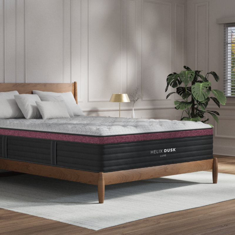 Helix Dusk Luxe 13" Medium Hybrid Mattress, Twin