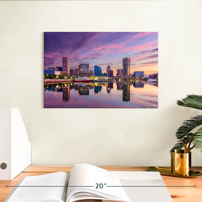 Kavia Baltimore Skyline, 8" H x 12" W