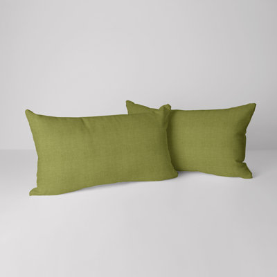 Housse de coussin rectangulaire S&G Slubb