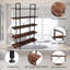Heartwell 178cm H x 120cm W Steel Etagere Bookcase