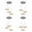 3 - Light LED Chandelier