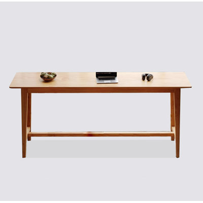 Nordic Minimalist Pine Rectangular Bar Table