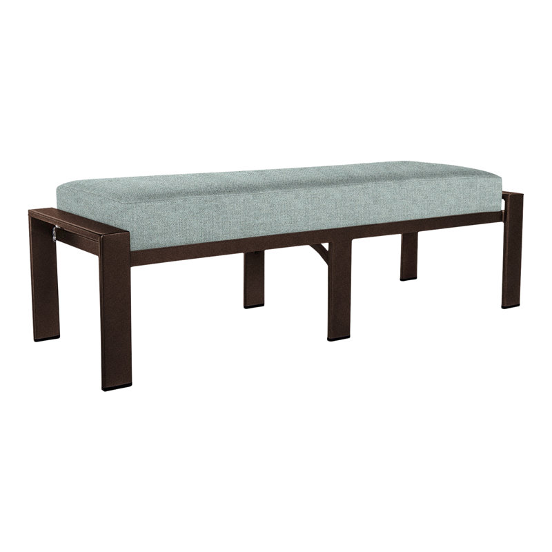 Studio Outdoor Bench, Copper Creek, Harris Stone