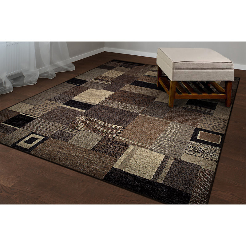 Healdton Geometric Indoor Rug, Rectangle 3'11" x 5'3"