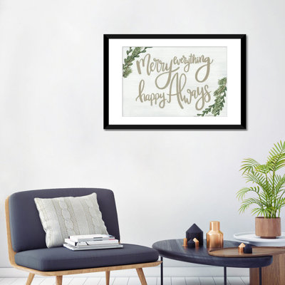 Joyeux tout - reproduction d'art mural - papier d'art encadré