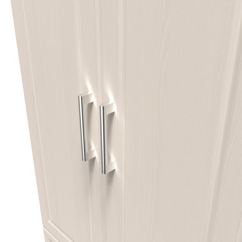 Aalysia Manufactured Wood Wardrobe, Kashmir Ash/Modern Oak