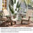 50" X 20" Patio Chair Cushion, Seat/back Cushion For Adirondack Chair With Ties-1752589076-1752589073