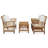 Costas 4 Piece Lounge Chair with Cushions-1509694986