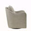 Fauteuil pivotant à large siège