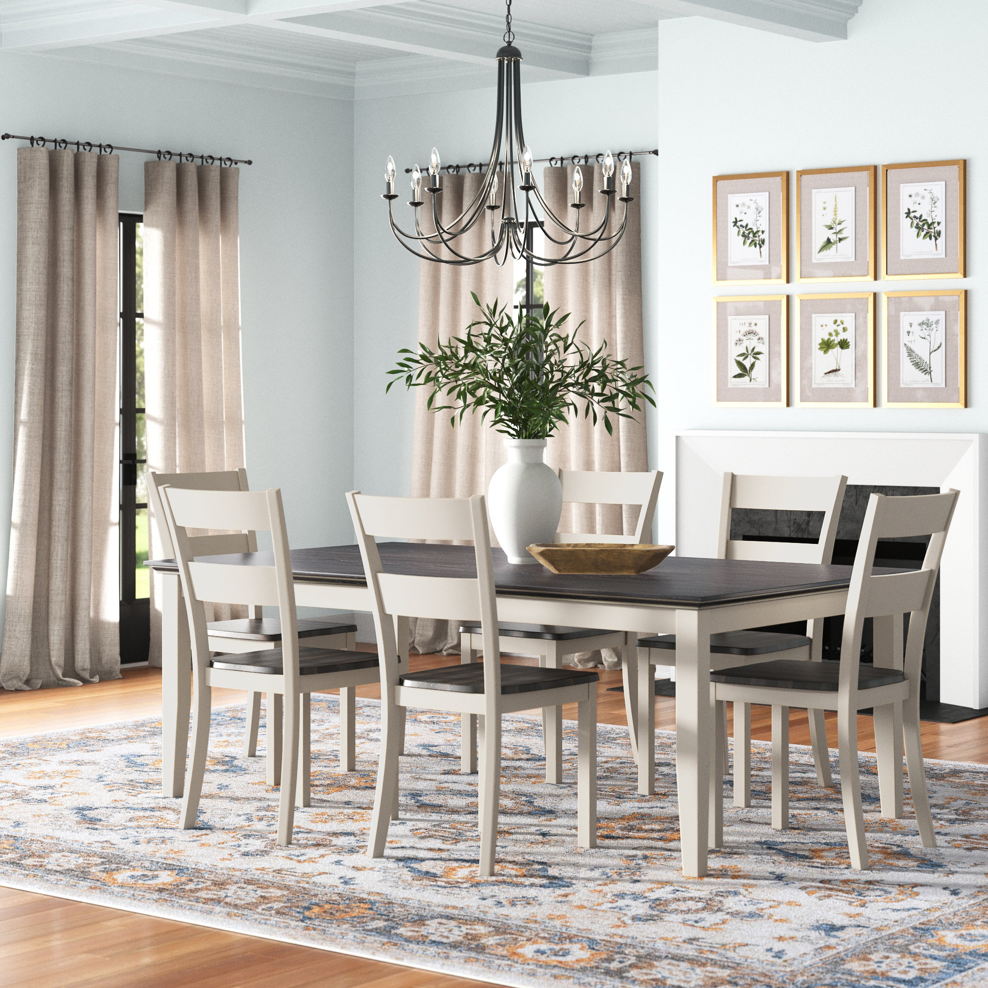 Birch dining table discount set