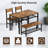4 - Person Four Leg Dining Set-1424833193