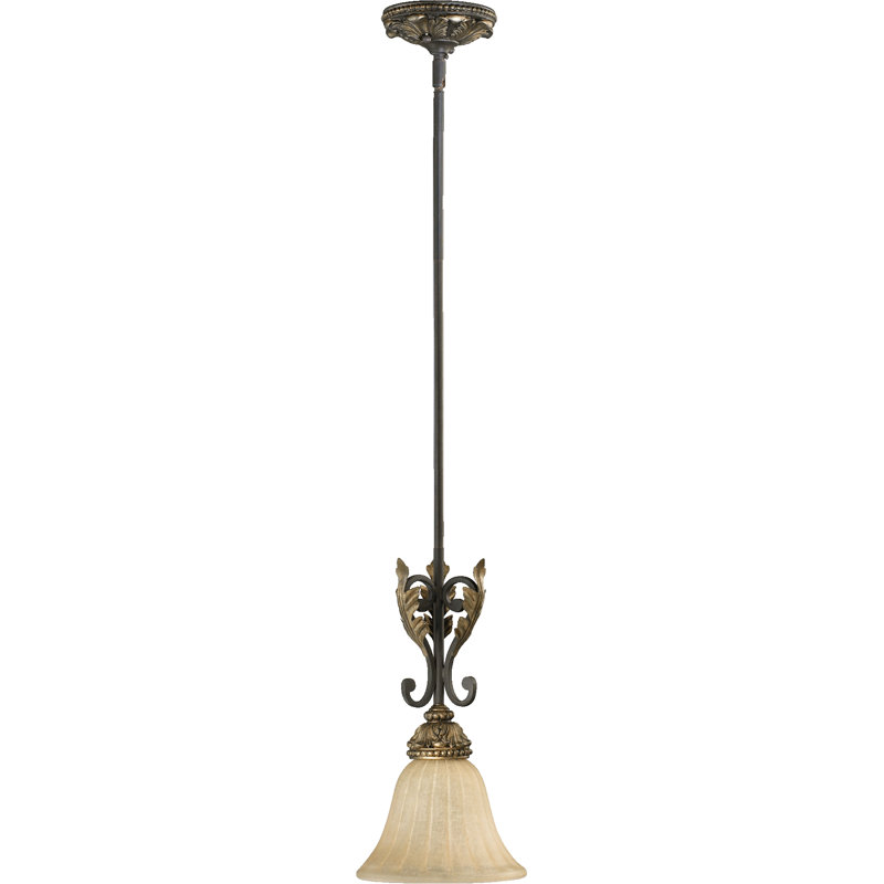 Araiz 1 - Light Toasted Sienna With Mystic Silver Single Pendant