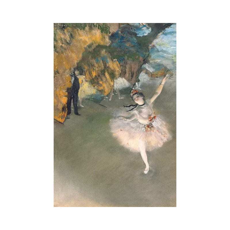 L'étoile, ou danseuse sur la scène, c.1876-77 - Giclée sur toile tendue avec châssis, H 26 po x l 18 po