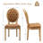 Upholstered Dining Side Chairs,Orange-650722730