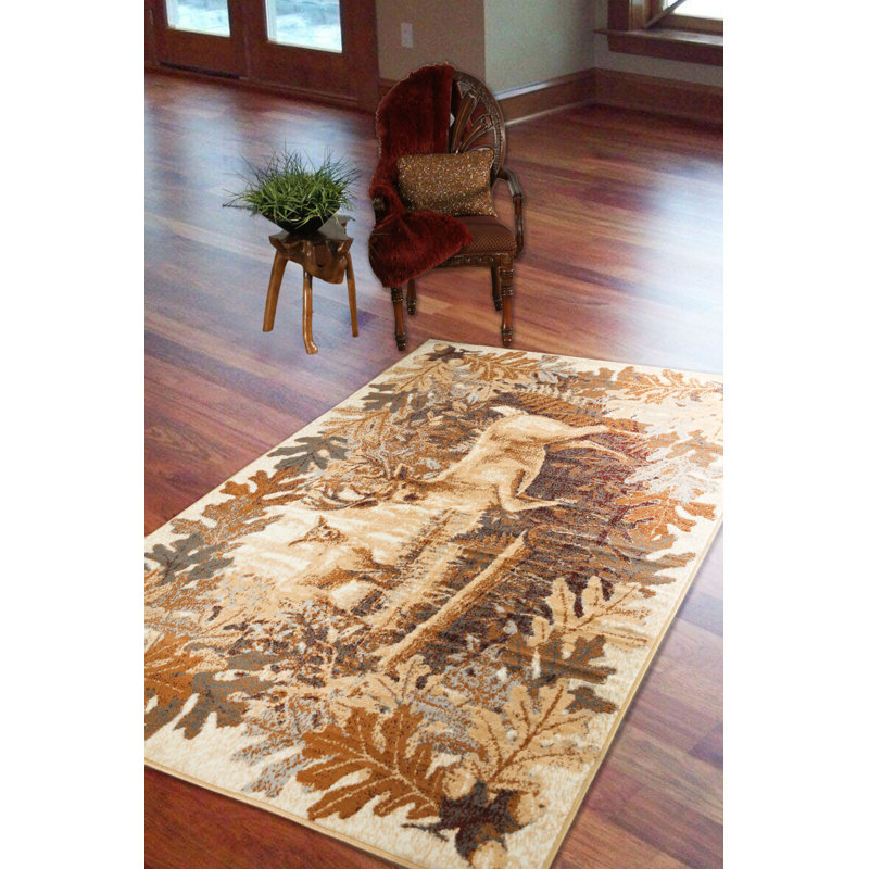 Hunsicker Indoor Rug, Rectangle 5' x 8'