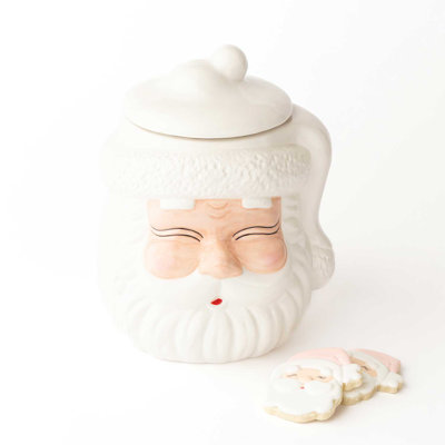 Pot à biscuits rose Santa