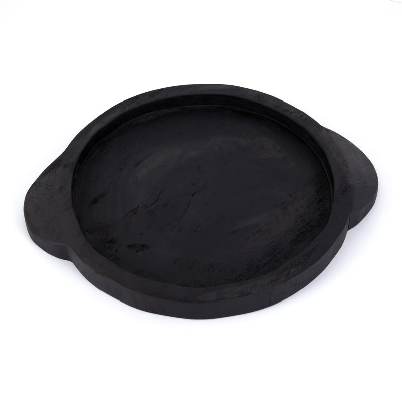 Shamir Solid Wood Tray, Black
