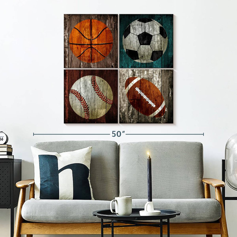 Sports de balle en bois Sireci, H 32 po x l 32 po