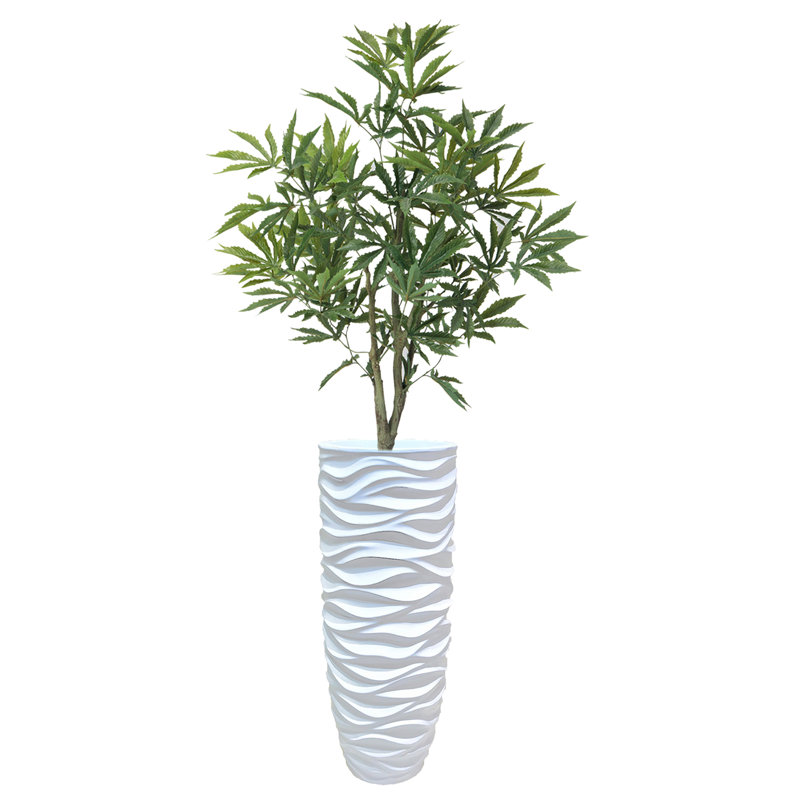 60,5 po. Plante artificielle en pot
