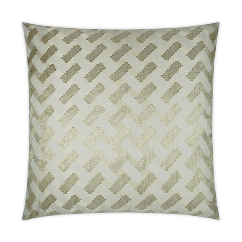 Atlantic Pillow Cover & Insert, Ivory, Square 24"