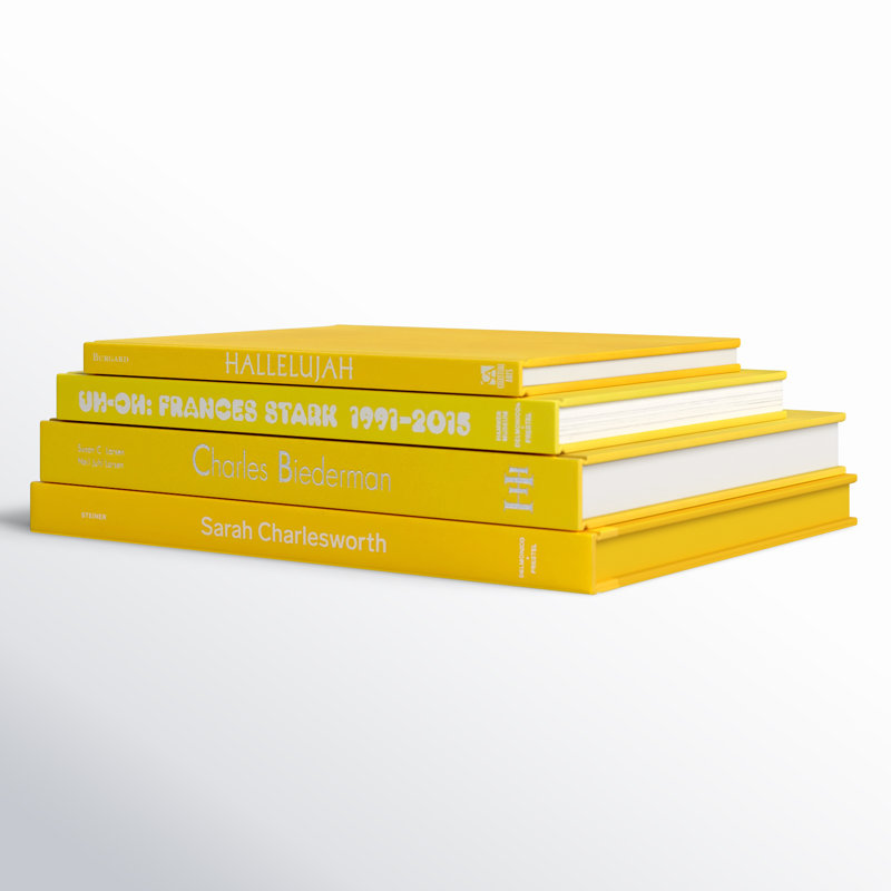 Decorative Books - Daffodil Coffee Table Stack - 4 Yellow Books