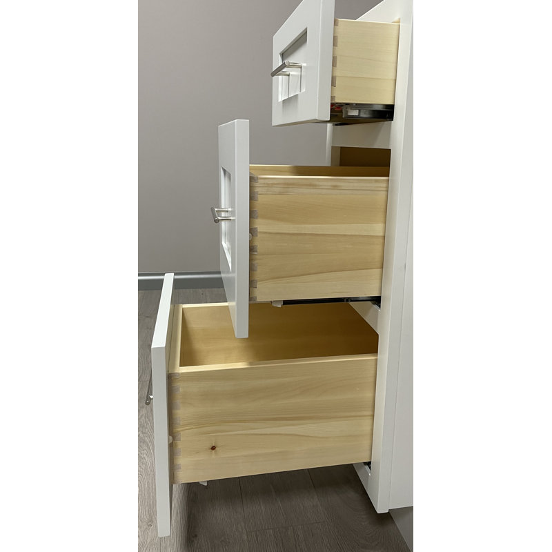 103'' Double Bathroom Vanity with Quartz Top, White