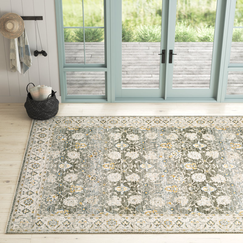 Delyse Oriental Indoor Rug, Rectangle 5' x 7'5"