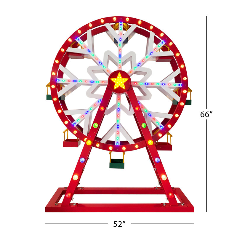 5.5 ft. Outdoor Animated Ferris Wheel