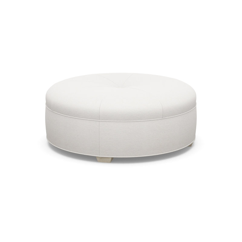 Round Ottoman, 9637-49, Sandstone