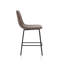 Upholstered Counter Stool with Metal Frame-964863414
