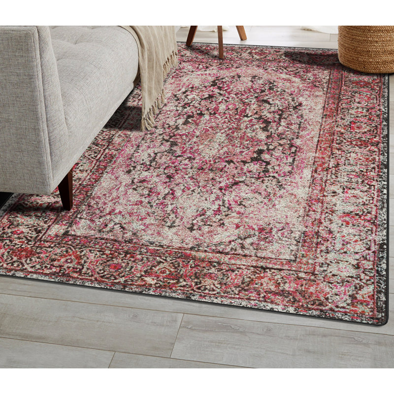 Mayda Premium EnduraStran Nylon Distressed Rug, Rectangle 3'10 x 5'4"