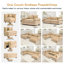 Canapé modulaire rembourré 4 pièces Naomi-895420123
