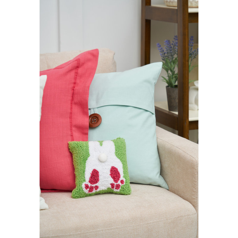 Sachso Bunny Bum Hooked Pillow